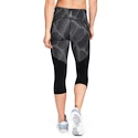 Damen 3/4 Leggings Under Armour Fly Fast Printed Speed Capri schwarz