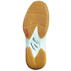 Damen Hallenschuhe Babolat  Shadow Spirit White/Light Blue