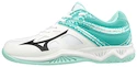 Damen Hallenschuhe Mizuno Thunder Blade 2 White/Blueberry