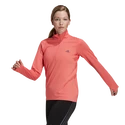 Damen Hoodie adidas  Run Fast 1/2 Zip Semi Turbo