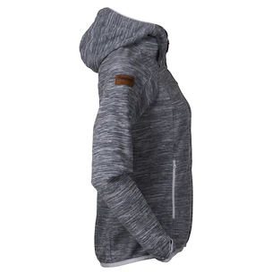 Damen Hoodie Bergans  Hareid Fleece Grey