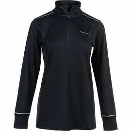 Damen Hoodie Endurance Crinol Light The Night Midlayer Black