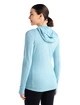 Damen Hoodie Icebreaker  Quantum III LS Zip Haze/Azul