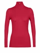 Damen Hoodie Icebreaker  W 260 Tech LS Half Zip Cherry