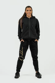Damen Hoodie Nebbia Women's Classic Zip-Up Hoodie 845 Black