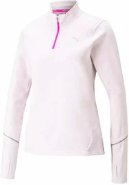 Damen Hoodie Puma Run 5K Knit 1/2 Zip Lavender Fog