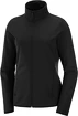 Damen Hoodie Salomon  Outrack Full Zip Mid Black