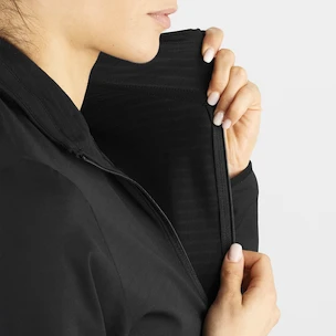 Damen Hoodie Salomon  Outrack Full Zip Mid Black