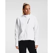 Damen Hoodie Under Armour Recover Fleece FZ Hoodie weiss