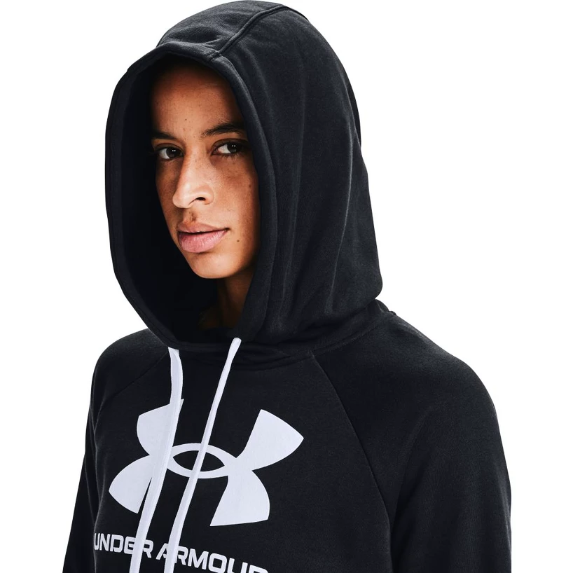 Damen Hoodie Under Armour Rival Fleece Logo Hoodie Black