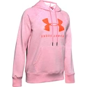 Damen Hoodie Under Armour RIVAL FLEECE SPORTSTYLE GRAPHIC HOODIE rosa