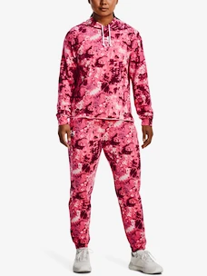 Damen Hoodie Under Armour  Rival Terry Print Hoodie-PNK