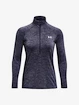 Damen Hoodie Under Armour  Tech 1/2 Zip - Twist-GRY