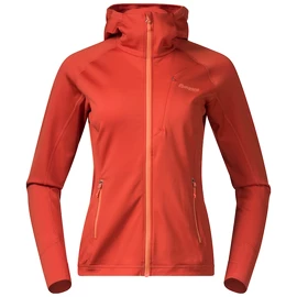 Damen Jacke Bergans Skaland Hood Red