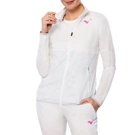 Damen Jacke Mizuno Charge Printed Jacket White