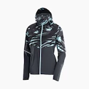 Damen Jacke  Salomon  Agile FZ Hoodie Crystal Blue