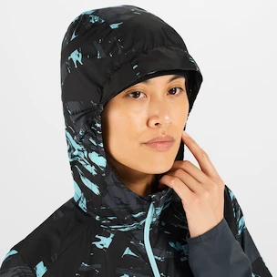 Damen Jacke  Salomon  Agile FZ Hoodie Crystal Blue