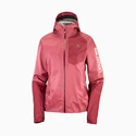 Damen Jacke Salomon  Bonatti Waterproof Jacket Earth Red/Cabernet