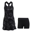 Damen Kleid adidas  Marimekko Tennis Y-Dress Carbon/Black/Gold Met