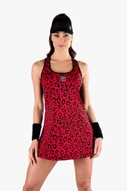 Damen Kleid Hydrogen Panther Tech Dress Black/Red