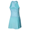 Damen Kleid Mizuno  Printed Dress Tanager Turquoise