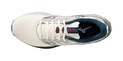 Damen Laufschuhe Mizuno  Wave Rider 26 Snow White/Silver/Ibiza Blue  UK 3,5