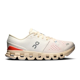 Damen Laufschuhe On Cloud X 4 Ivory/Salmon