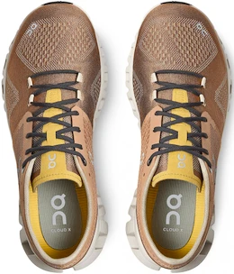 Damen Laufschuhe On  Cloud X Mocha/Sand