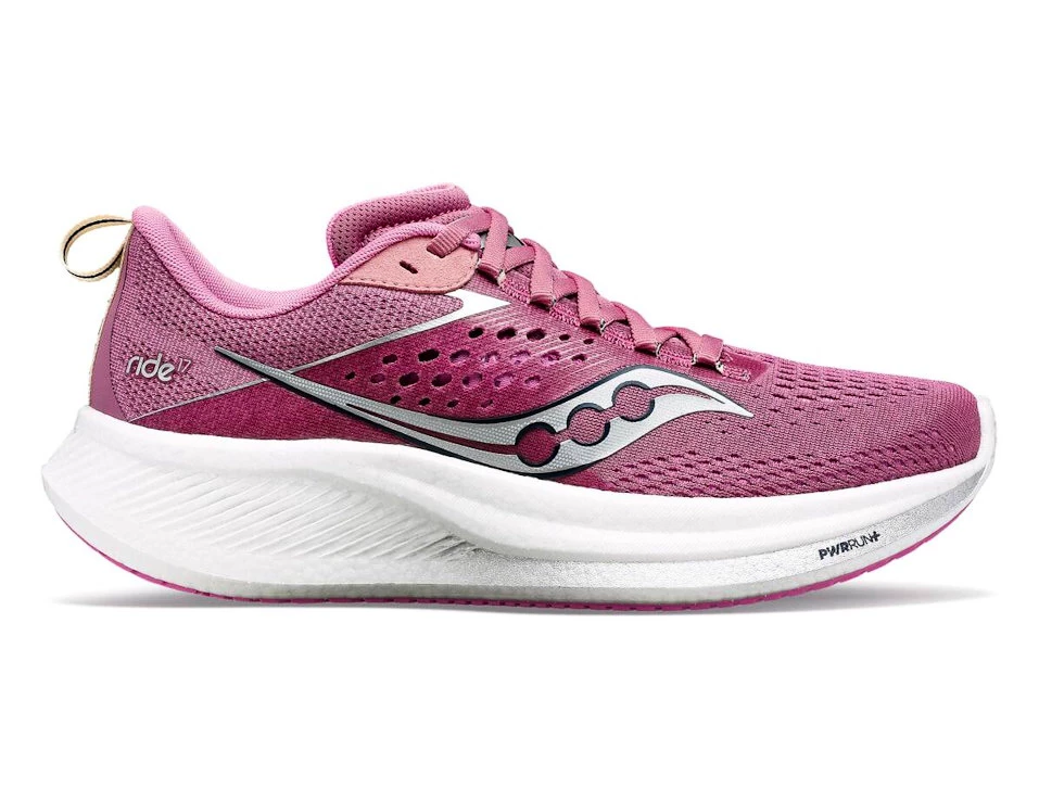 Damen Laufschuhe Saucony Ride 17 Orchid Silver Sportega
