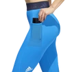 Damen Leggins adidas  Tech Fit Long 3-Bar Tights Bright Blue