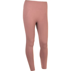 Damen Leggins Endurance Flow Ribbed Seamless Tights Burnt Rose