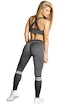 Damen Leggins Gym Glamour  Legíny šedé s černými ponožkami