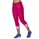 Damen Leggins Mizuno  3/4 Tight Pink Peacock S