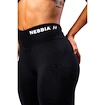 Damen Leggins Nebbia STRONG BEAUTY V-Cut Lace-Up Sculpting Leggings OWN YOUR POWER 426 black