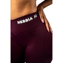 Damen Leggins Nebbia STRONG BEAUTY V-Cut Lace-Up Sculpting Leggings OWN YOUR POWER 426 dark red