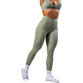 Damen Leggins Nebbia STRONG BEAUTY V-Cut Lace-Up Sculpting Leggings OWN YOUR POWER 426 light green