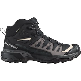 Damen-Outdoorschuhe Salomon X Ultra 360 Mid Gore-Tex Black/Plum Kitten/Shale