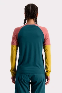 Damen-Radtrikot Mons Royale  Tarn Freeride LS Wind Jersey Deep Teal
