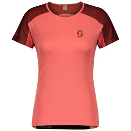 Damen-Radtrikot Scott Endurance 10 S/Sl Brick Red/Rust Red