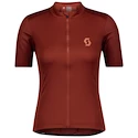 Damen-Radtrikot Scott  Endurance 10 S/Sl Rust Red/Brick Red XS