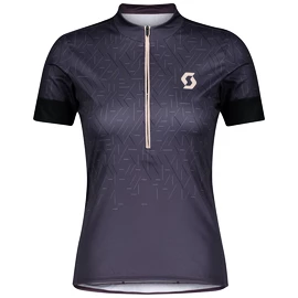 Damen-Radtrikot Scott Endurance 20 S/Sl Dark Purple/Blush Pink