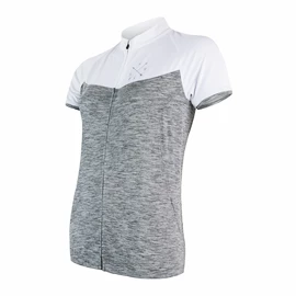 Damen-Radtrikot Sensor Cyklo Motion Grey/White