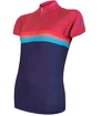 Damen-Radtrikot Sensor  Cyklo Summer Stripe Blue/Lilla