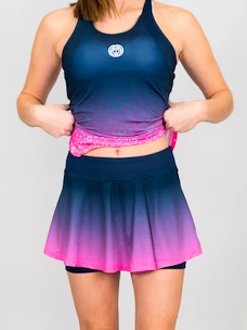 Damen Rock BIDI BADU  Colortwist Printed Wavy Skort Pink/Dark Blue