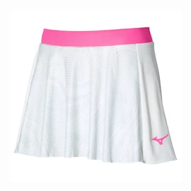 Damen Rock Mizuno Charge Printed Flying Skirt White