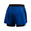Damen Shorts adidas 2v1 3-Stripes Blue/Black