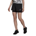 Damen Shorts adidas  Adizero Two-In-One Black XS