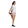 Damen Shorts adidas  Run Fast Radically Reflective Running Wonder Mauve