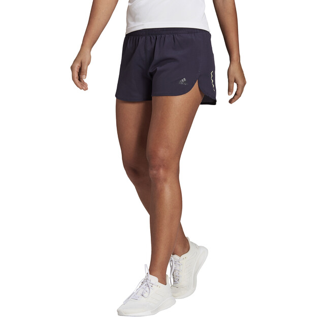 Damen Shorts adidas  Run Fast Shorts Shadow Navy
