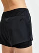 Damen Shorts Craft  Essence 2in1 Black